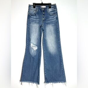 Freckled Poppy x Risen Wide Leg Jeans